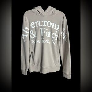 Abercrombie & Fitch Men's Taupe Hoodie Size Small
